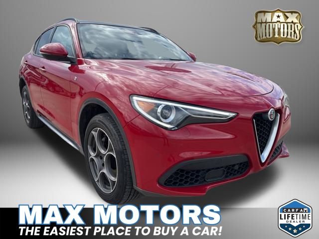 Used 2022 Alfa Romeo Stelvio Ti with VIN ZASPAKBN0N7D24250 for sale in Kansas City