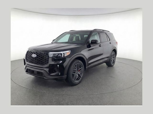 Black Metallic 2025 Ford Explorer ST-Line AWD SUV / Crossover All-Wheel Drive Automatic