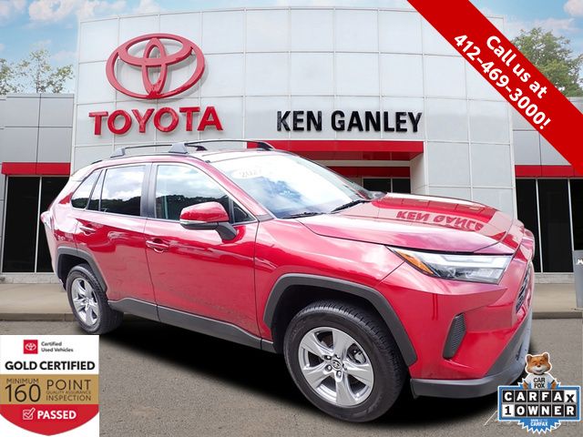 Red (Ruby Flare Pearl) 2022 Toyota RAV4 SUV / Crossover All-Wheel Drive 8-Speed Automatic