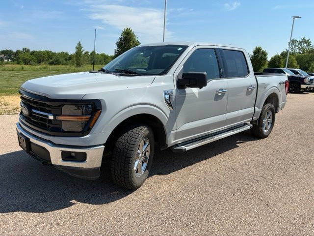 Avalanche Gray 2024 Ford F-150 Pickup Truck Four-Wheel Drive Automatic
