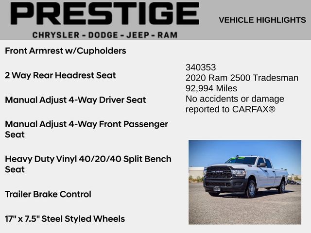 2020 Ram 2500 Tradesman 4