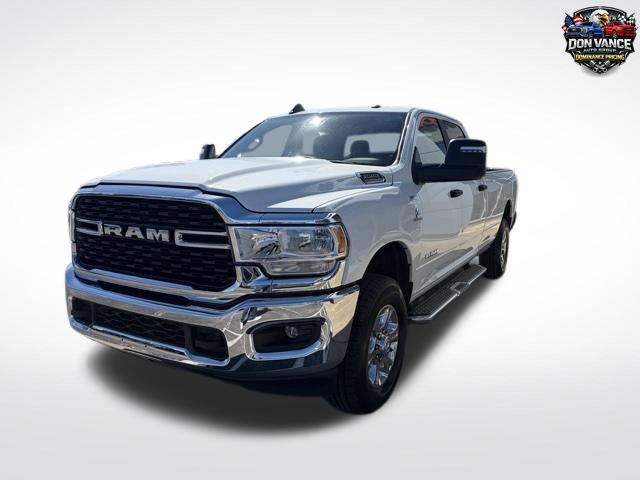 Bright White Clearcoat 2024 RAM 3500 Big Horn Crew Cab LB 4WD Pickup Truck Four-Wheel Drive 6-Speed Automatic