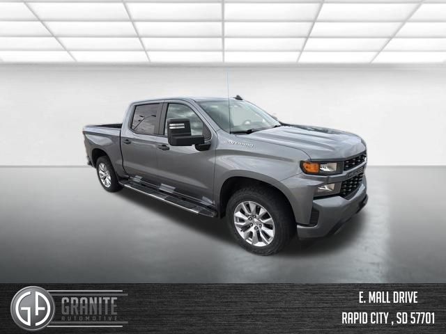Gray (Satin Steel Metallic) 2020 Chevrolet Silverado 1500 Pickup Truck Four-Wheel Drive 6-Speed Automatic Overdrive