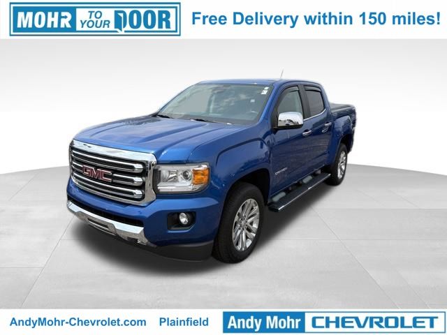 Marine Blue Metallic 2020 GMC Canyon Pickup Truck Four-Wheel Drive 8-Speed Automatic