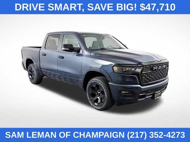 Forged Blue Metallic 2026 RAM 1500 Big Horn Crew Cab 4WD Pickup Truck Four-Wheel Drive 8-Speed Automatic