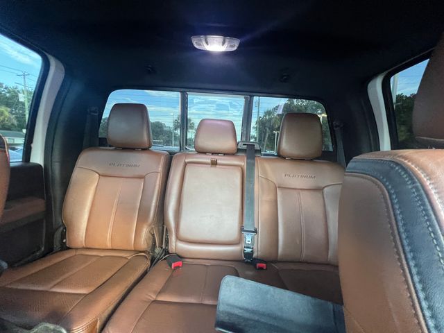 2014 White Platinum Clearcoat Metallic Ford F-250SD Platinum 4X4 Truck