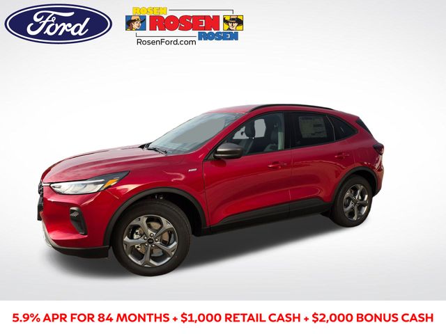 Rapid Red Metallic Tinted Clearcoat 2026 Ford Escape ST-Line AWD SUV / Crossover All-Wheel Drive 8-Speed Automatic