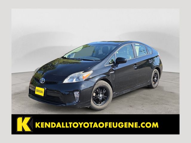 Black 2012 Toyota Prius Hatchback Front-Wheel Drive Continuously Variable Transmission