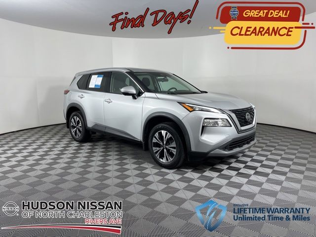 2021 Brilliant Silver Metallic Nissan Rogue SV SUV