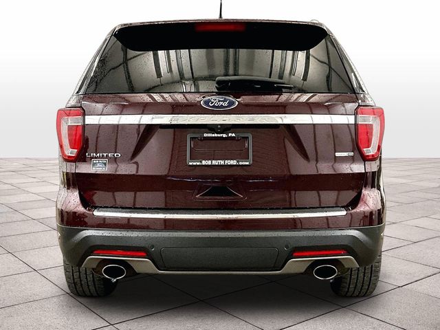 2018 Ford Explorer Limited Red at John Sisson Motors