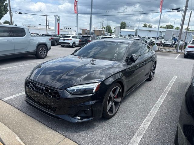 Mythos Black Metallic 2023 Audi A5 Sportback quattro Premium Plus S Line 45 TFSI AWD Sedan All-Wheel Drive 7-Speed Automatic
