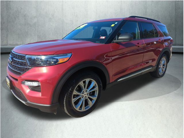 Red Metallic 2020 Ford Explorer XLT AWD SUV / Crossover All-Wheel Drive Automatic
