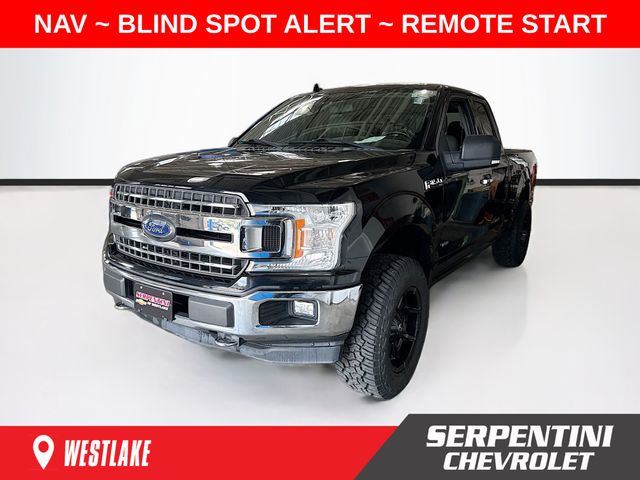 Shadow Black 2018 Ford F-150 XLT SuperCab 4WD Pickup Truck Four-Wheel Drive Automatic