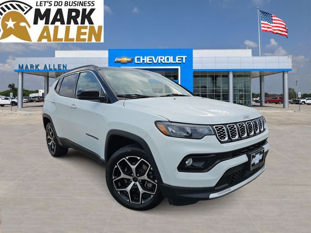 Bright White Clearcoat 2025 Jeep Compass SUV / Crossover Four-Wheel Drive 8-Speed Automatic