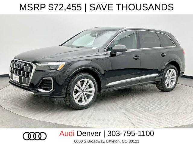 Mythos Black Metallic 2025 Audi Q7 SUV / Crossover All-Wheel Drive 8-Speed Automatic