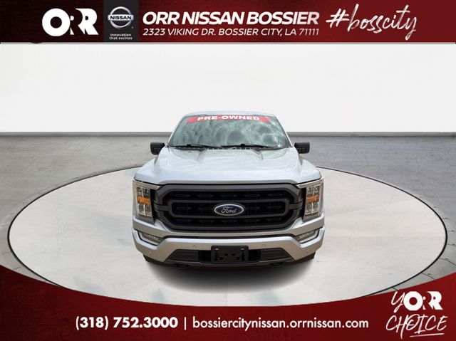 Silver 2021 Ford F-150 XLT SuperCrew 4WD Pickup Truck Four-Wheel Drive Automatic