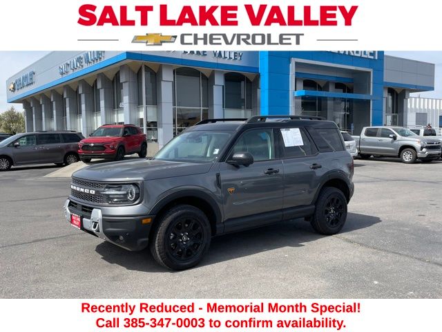 Gray Metallic 2025 Ford Bronco Sport Badlands AWD SUV / Crossover All-Wheel Drive 8-Speed Automatic