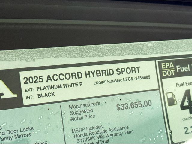 2025 Honda Accord Hybrid Sport photo 40