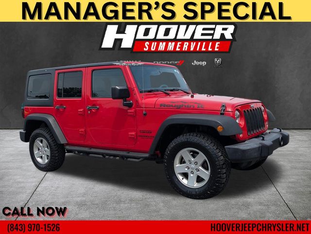 Firecracker Red Clearcoat 2017 Jeep Wrangler Unlimited Sport 4WD SUV / Crossover Four-Wheel Drive 6-Speed Manual