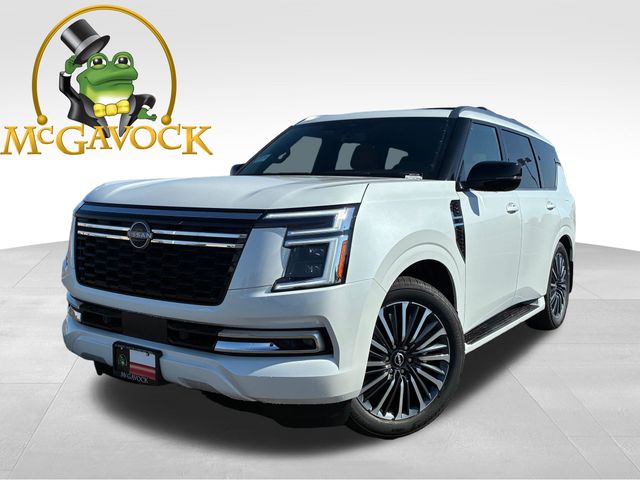 2026 Nissan Armada Platinum Reserve White at McGavock Nissan of Amarillo
