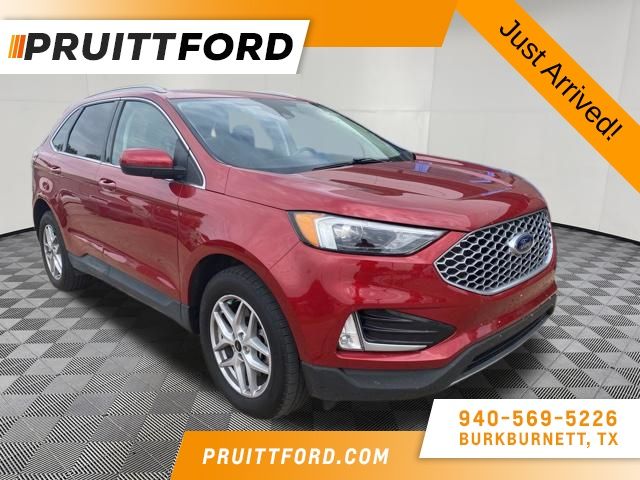 Rapid Red Metallic Tinted Clearcoat 2023 Ford Edge SUV / Crossover All-Wheel Drive 8-Speed Automatic