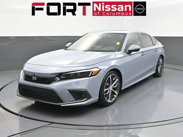 Sonic Gray Pearl 2024 Honda Civic Touring FWD Sedan Front-Wheel Drive Continuously Variable Transmission