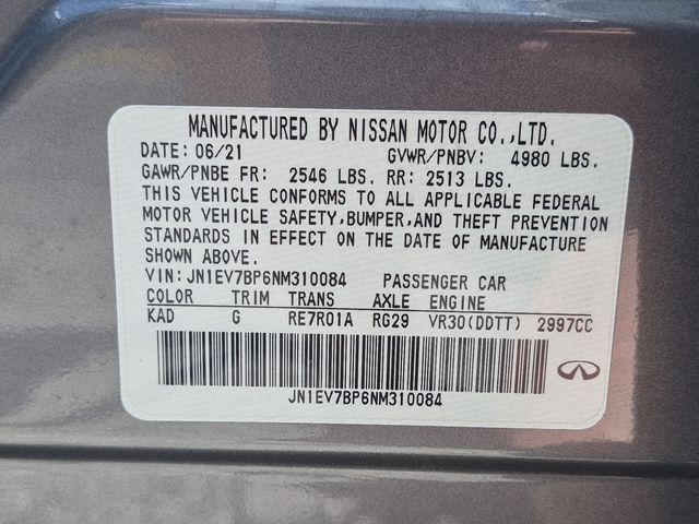 Used 2022 INFINITI Q50 LUXE 4D Sedan