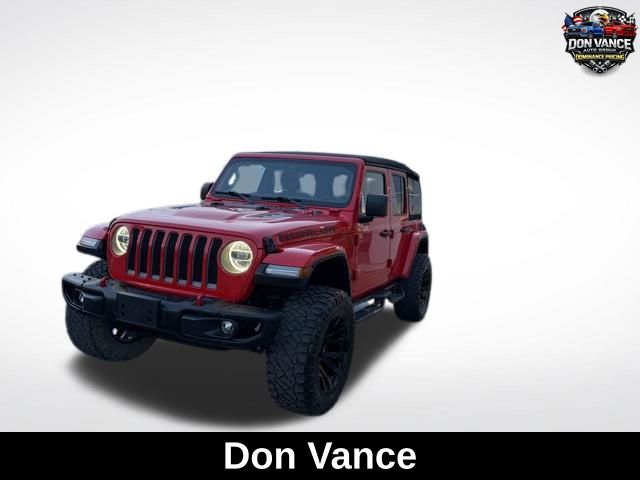 Firecracker Red Clearcoat 2021 Jeep Wrangler Unlimited Rubicon 4WD SUV / Crossover Four-Wheel Drive 6-Speed Manual