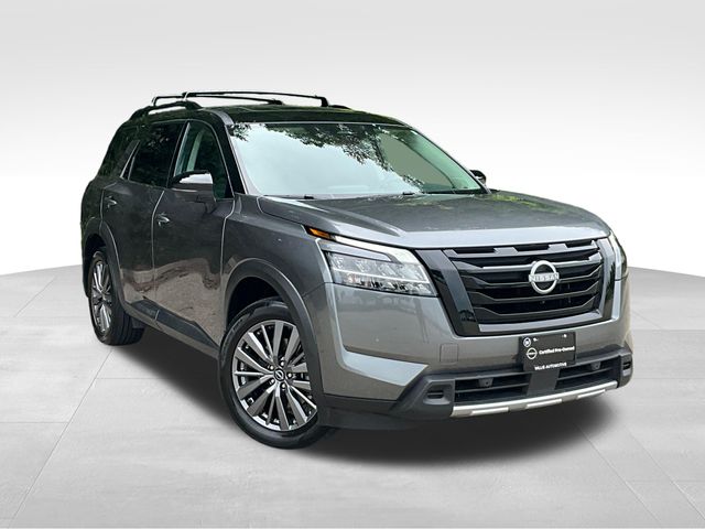 Gun Metallic/Super Black 2023 Nissan Pathfinder SUV / Crossover All-Wheel Drive 9-Speed Automatic