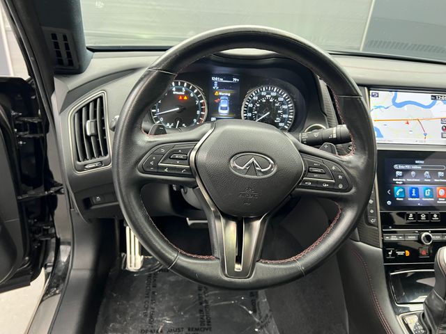 2022 Midnight Black Infiniti Q50 Red Sport 400 RWD Sedan