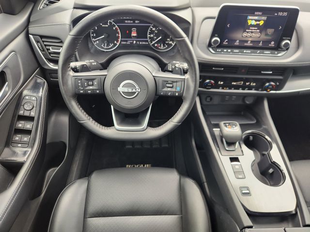 2024 Nissan Rogue SV White at Central Houston Nissan