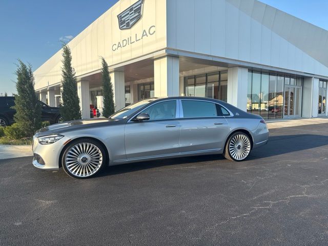 Selenite Gray/Cirrus Silver 2024 Mercedes-Benz S-Class Sedan All-Wheel Drive 9-Speed Automatic