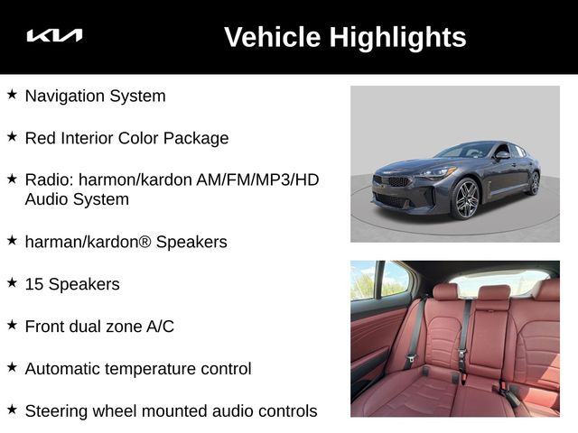 Used 2023 Kia Stinger Sedan