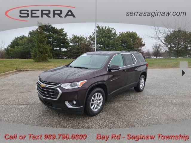 Black Cherry Metallic 2020 Chevrolet Traverse LT Cloth AWD SUV / Crossover Four-Wheel Drive 9-Speed Automatic