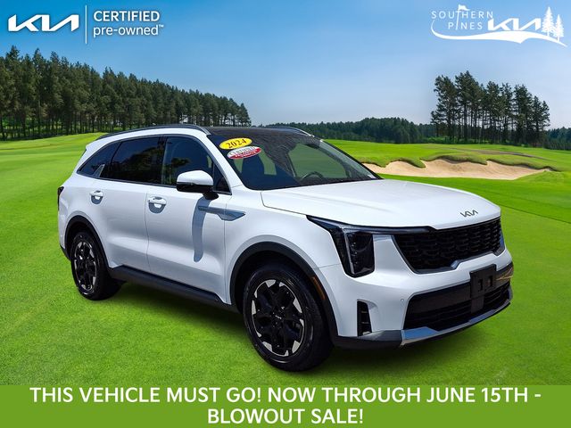 Glacial White Pearl 2024 Kia Sorento S FWD SUV / Crossover Front-Wheel Drive 8-Speed Automatic