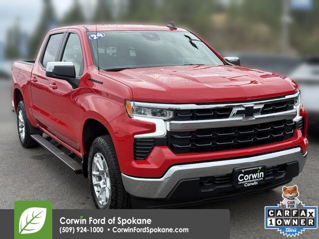 Red Hot 2024 Chevrolet Silverado 1500 Pickup Truck Four-Wheel Drive Automatic