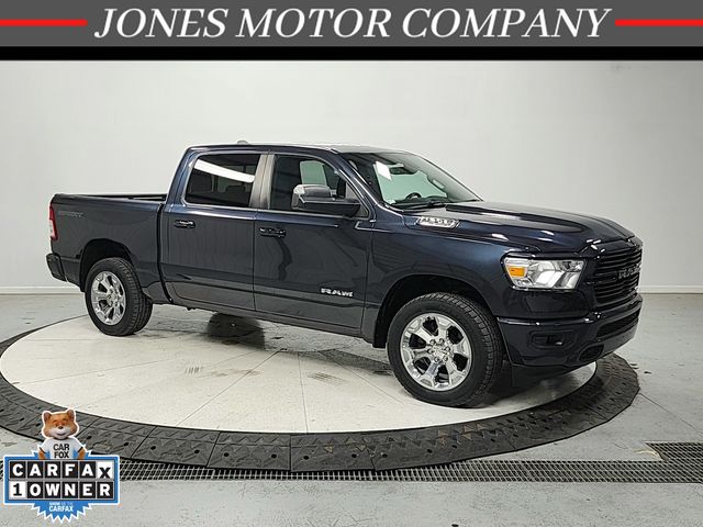 Gray (Maximum Steel Metallic Clearcoat) 2021 RAM 1500 Pickup Truck Four-Wheel Drive 8-Speed Automatic