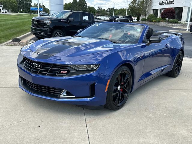 Blue Metallic 2023 Chevrolet Camaro Convertible Rear-Wheel Drive Automatic