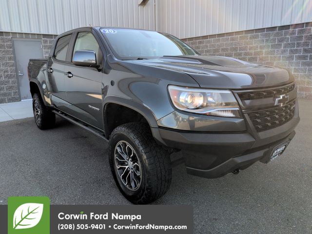 Shadow Gray Metallic 2020 Chevrolet Colorado Pickup Truck Four-Wheel Drive 8-Speed Automatic