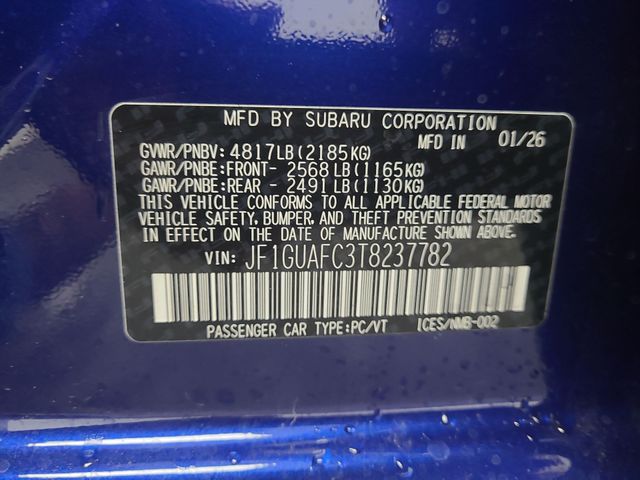 2026 – Subaru – Impreza