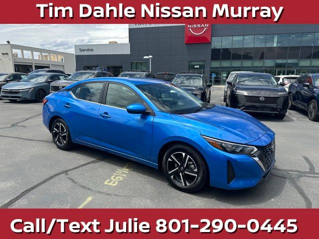 Electric Blue Metallic 2024 Nissan Sentra Sedan Front-Wheel Drive Continuously Variable Transmission