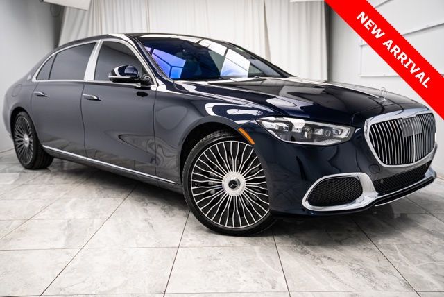 Nautical Blue Metallic 2025 Mercedes-Benz S-Class Maybach S 580 4MATIC Sedan All-Wheel Drive 9-Speed Automatic