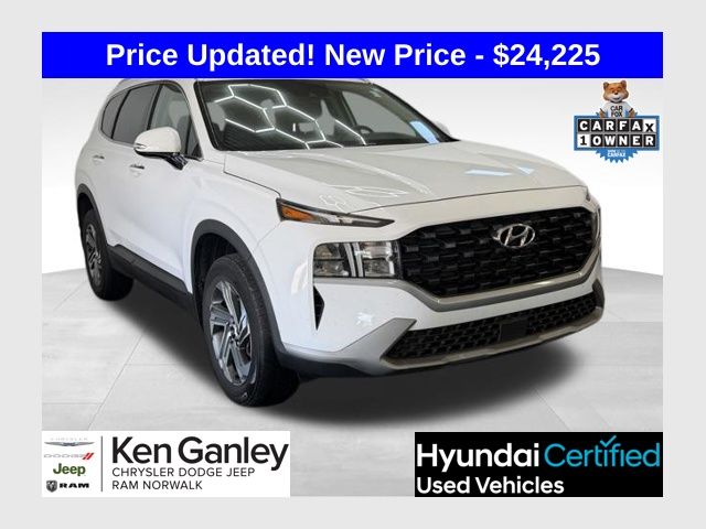 Serenity White Pearl 2023 Hyundai Santa Fe SUV / Crossover All-Wheel Drive 8-Speed Automatic