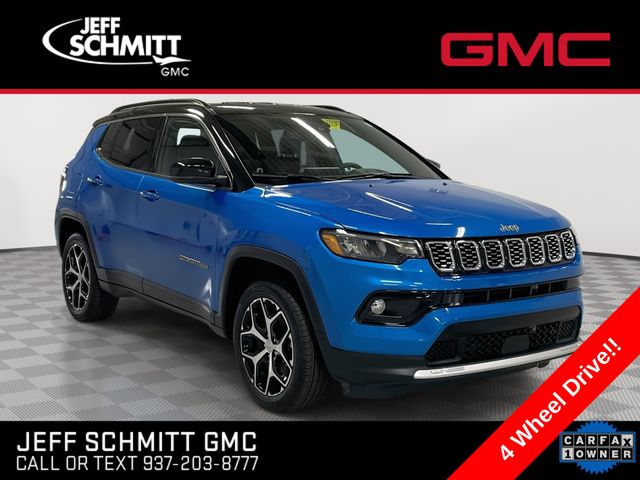 Hydro Blue Pearlcoat 2024 Jeep Compass SUV / Crossover Four-Wheel Drive 8-Speed Automatic