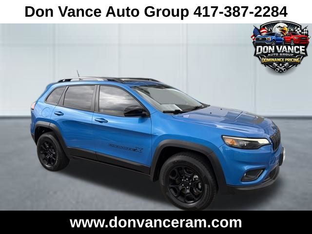 Hydro Blue Pearlcoat 2022 Jeep Cherokee X 4WD SUV / Crossover Four-Wheel Drive 9-Speed Automatic
