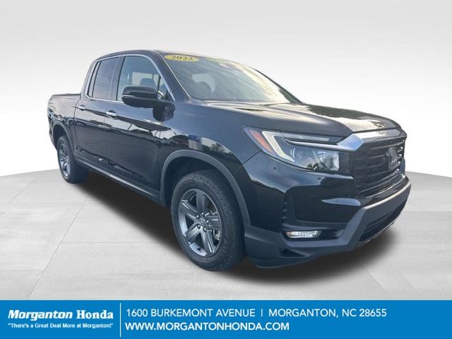 Crystal Black Pearl 2023 Honda Ridgeline Pickup Truck All-Wheel Drive 9-Speed Automatic