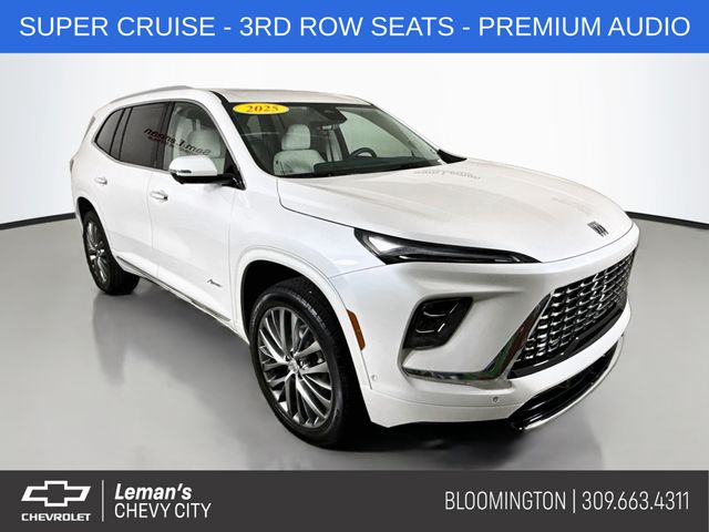 White Frost Tricoat 2025 Buick Enclave SUV / Crossover Front-Wheel Drive 8-Speed Automatic