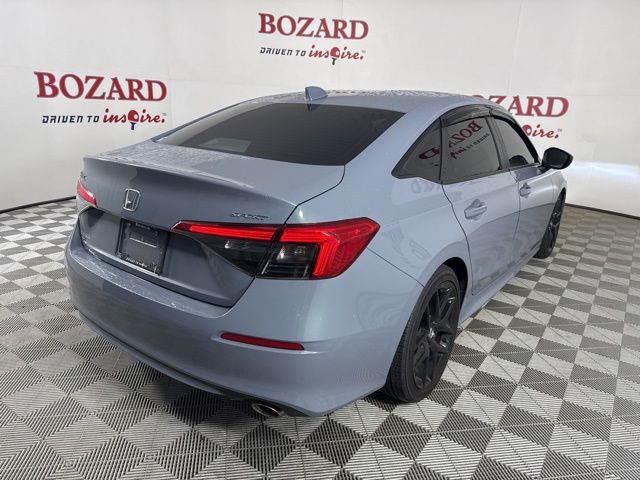 2024 Sonic Gray Pearl Honda Civic Sport FWD Sedan