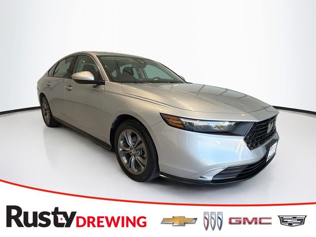 Solar Silver Metallic 2024 Honda Accord Sedan Front-Wheel Drive Continuously Variable Transmission