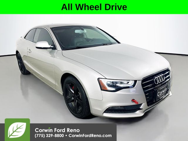 Silver Metallic 2014 Audi A5 2.0T quattro Premium Plus Coupe AWD Coupe All-Wheel Drive 8-Speed Automatic
